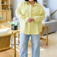 Daydreams Shacket in Yellow-Tops-Ave Shops-[option4]-[option5]-[option6]-[option7]-[option8]-Shop-Boutique-Clothing-for-Women-Online