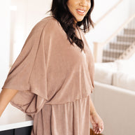 Dazzlingly Draped V-Neck Blouse-Blouses-Ave Shops-[option4]-[option5]-[option6]-[option7]-[option8]-Shop-Boutique-Clothing-for-Women-Online