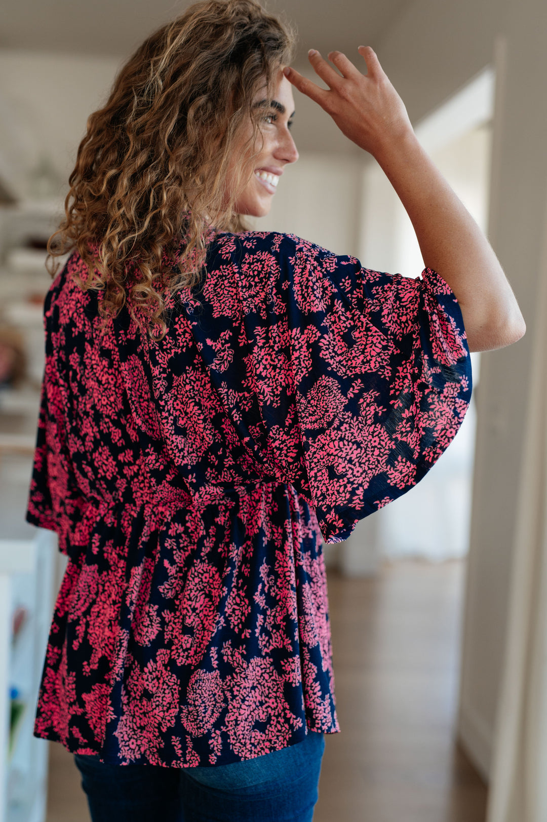 Dearest Dreamer Peplum Top in Pink Paisley-Tops-Ave Shops-[option4]-[option5]-[option6]-[option7]-[option8]-Shop-Boutique-Clothing-for-Women-Online