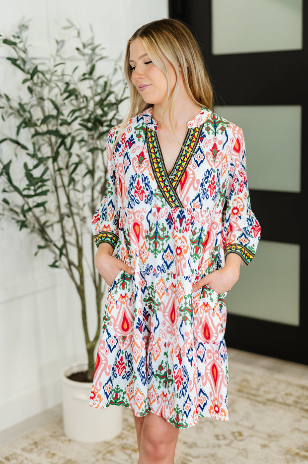 Depend on Me Boho Tiered Dress-Womens-Ave Shops-[option4]-[option5]-[option6]-[option7]-[option8]-Shop-Boutique-Clothing-for-Women-Online