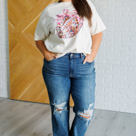 Disco Football Graphic Tee-Tops-Ave Shops-[option4]-[option5]-[option6]-[option7]-[option8]-Shop-Boutique-Clothing-for-Women-Online