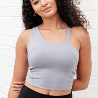 Rae Mode Doing it For Me Asymmetrical Tank in Rhino Grey-Athleisure-Ave Shops-[option4]-[option5]-[option6]-[option7]-[option8]-Shop-Boutique-Clothing-for-Women-Online