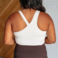 Rae Mode Doing it For Me Asymmetrical Tank in White Pearl-Athleisure-Ave Shops-[option4]-[option5]-[option6]-[option7]-[option8]-Shop-Boutique-Clothing-for-Women-Online
