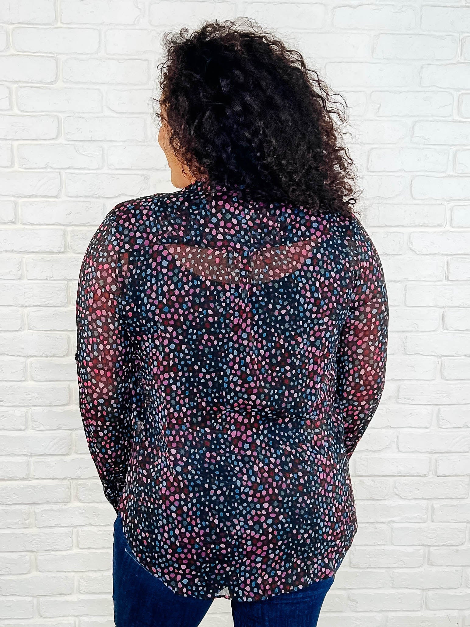 Doing the Most Polka Dot Blouse-Womens-Ave Shops-[option4]-[option5]-[option6]-[option7]-[option8]-Shop-Boutique-Clothing-for-Women-Online