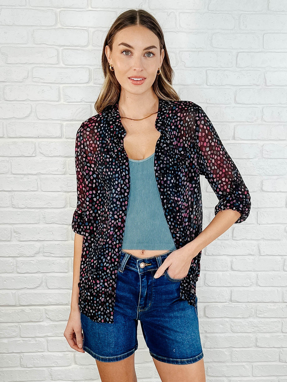 Doing the Most Polka Dot Blouse-Womens-Ave Shops-[option4]-[option5]-[option6]-[option7]-[option8]-Shop-Boutique-Clothing-for-Women-Online