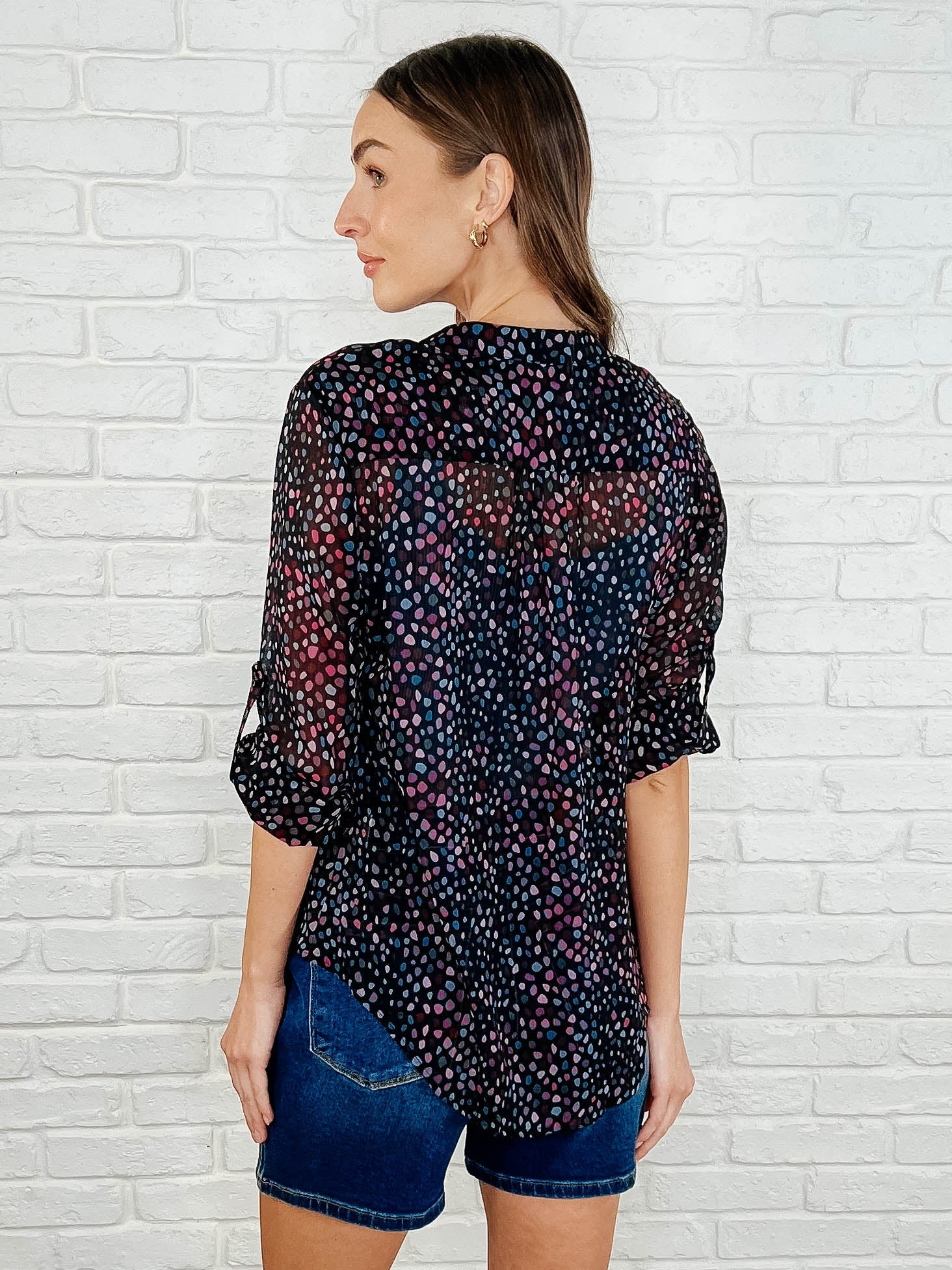 Doing the Most Polka Dot Blouse-Womens-Ave Shops-[option4]-[option5]-[option6]-[option7]-[option8]-Shop-Boutique-Clothing-for-Women-Online