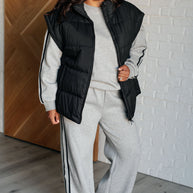 Don't Get Stuck Stripe Detail Sweatshirt-Athleisure-Ave Shops-[option4]-[option5]-[option6]-[option7]-[option8]-Shop-Boutique-Clothing-for-Women-Online