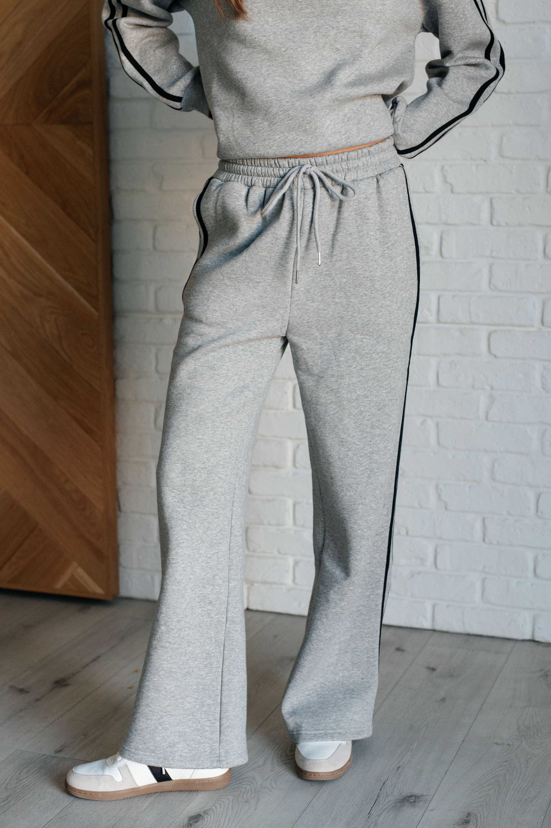 Don't Get Stuck Stripe Detail Sweatpants-Bottoms-Ave Shops-[option4]-[option5]-[option6]-[option7]-[option8]-Shop-Boutique-Clothing-for-Women-Online