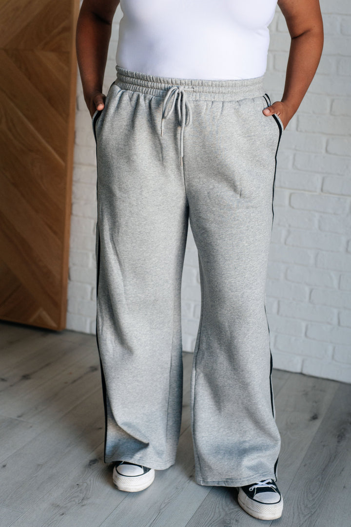 Don't Get Stuck Stripe Detail Sweatpants-Bottoms-Ave Shops-[option4]-[option5]-[option6]-[option7]-[option8]-Shop-Boutique-Clothing-for-Women-Online