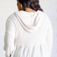 Don't Waffle About Waffle Knit Hoodie-Tops-Ave Shops-[option4]-[option5]-[option6]-[option7]-[option8]-Shop-Boutique-Clothing-for-Women-Online