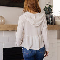 Don't Waffle About Waffle Knit Hoodie-Tops-Ave Shops-[option4]-[option5]-[option6]-[option7]-[option8]-Shop-Boutique-Clothing-for-Women-Online