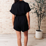 Don't Worry 'Bout a Thing V-Neck Romper-Jumpsuits & Rompers-Ave Shops-[option4]-[option5]-[option6]-[option7]-[option8]-Shop-Boutique-Clothing-for-Women-Online