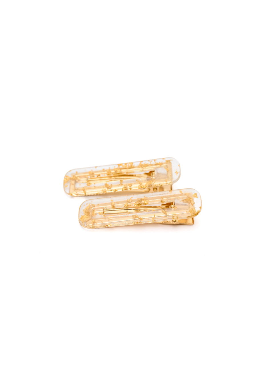 Double Trouble 2 Pack Hair Clip in Gold Leaf-Accessories-Ave Shops-[option4]-[option5]-[option6]-[option7]-[option8]-Shop-Boutique-Clothing-for-Women-Online