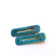 Double Trouble 2 Pack Hair Clip in Sea Blue-Accessories-Ave Shops-[option4]-[option5]-[option6]-[option7]-[option8]-Shop-Boutique-Clothing-for-Women-Online