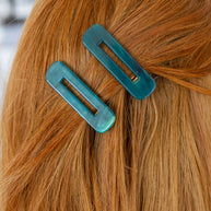 Double Trouble 2 Pack Hair Clip in Sea Blue-Accessories-Ave Shops-[option4]-[option5]-[option6]-[option7]-[option8]-Shop-Boutique-Clothing-for-Women-Online