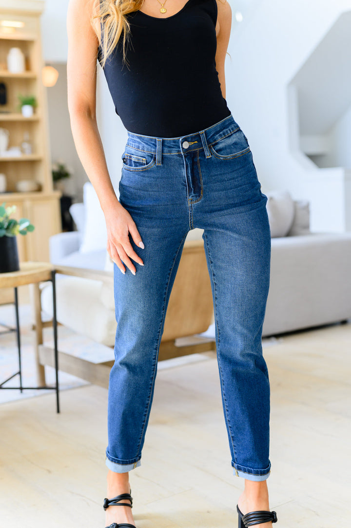 Judy Blue Downtown High Rise Boyfriend Jeans-Denim-Ave Shops-[option4]-[option5]-[option6]-[option7]-[option8]-Shop-Boutique-Clothing-for-Women-Online