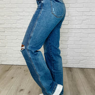 Judy Blue Dylan High Rise Rigid Magic Criss-Cross Waistband Straight Jeans-Womens-Ave Shops-[option4]-[option5]-[option6]-[option7]-[option8]-Shop-Boutique-Clothing-for-Women-Online