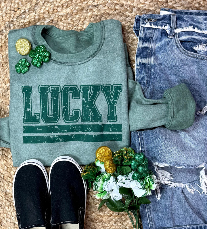 Inside out Sweatshirts- Lucky Themed