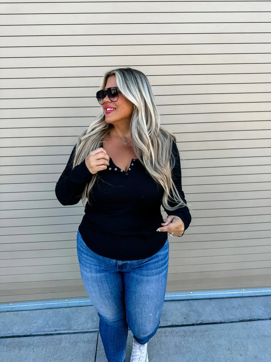 Blakeley Brooklyn Snap Henley in Five Colors-Womens-Ave Shops-[option4]-[option5]-[option6]-[option7]-[option8]-Shop-Boutique-Clothing-for-Women-Online