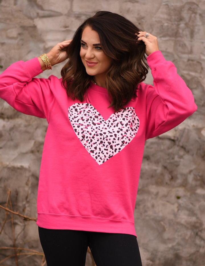 Dalmatian Heart Sweatshirt