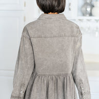 Earl Grey Button Up Long Sleeve Top-Womens-Ave Shops-[option4]-[option5]-[option6]-[option7]-[option8]-Shop-Boutique-Clothing-for-Women-Online