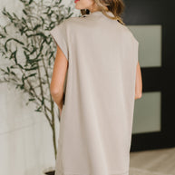 Zenana Easy Hustle High Neck Dress in Ash Mocha-Womens-Ave Shops-[option4]-[option5]-[option6]-[option7]-[option8]-Shop-Boutique-Clothing-for-Women-Online