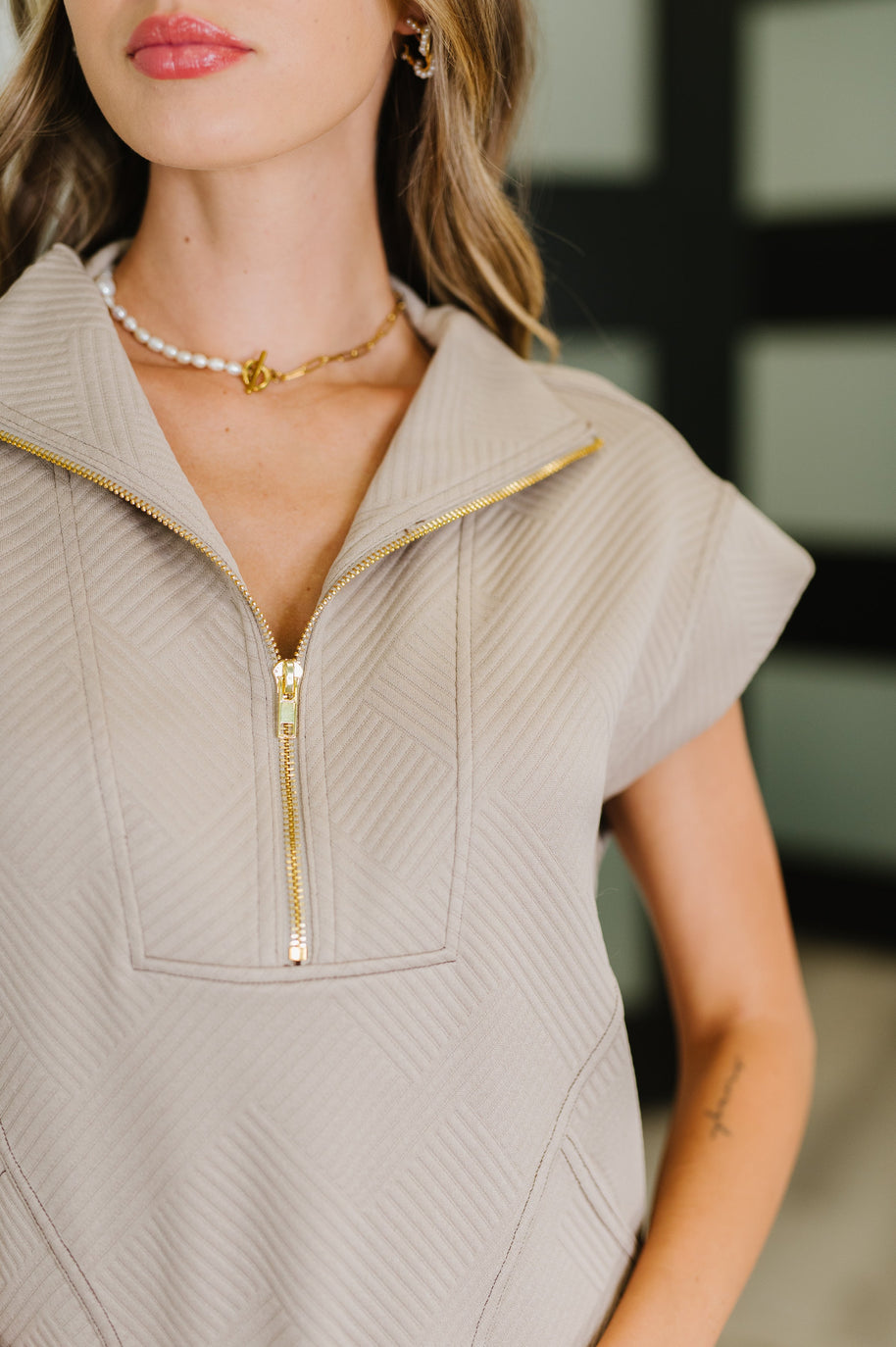 Zenana Easy Hustle High Neck Dress in Ash Mocha-Womens-Ave Shops-[option4]-[option5]-[option6]-[option7]-[option8]-Shop-Boutique-Clothing-for-Women-Online