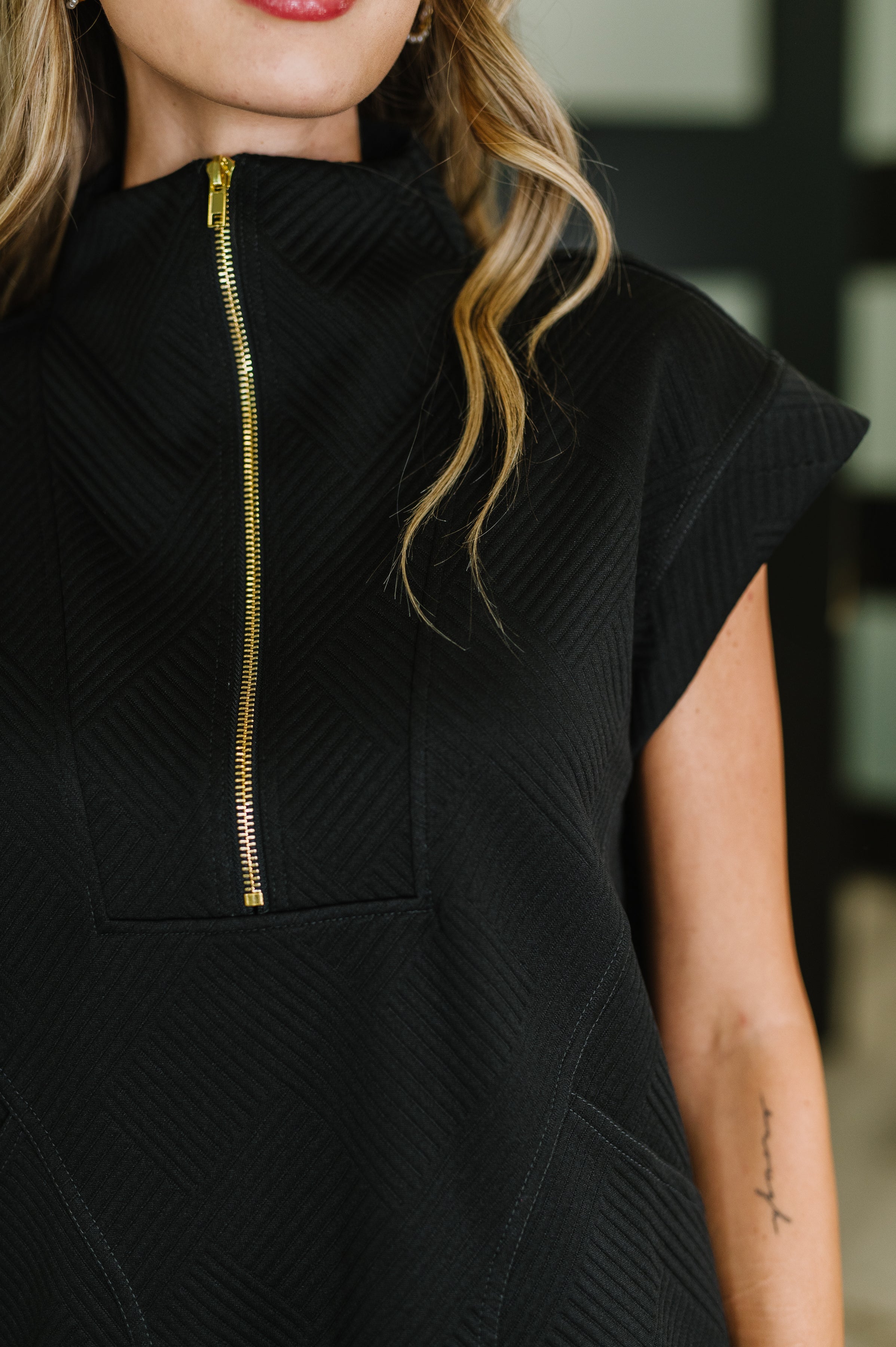 Zenana Easy Hustle High Neck Dress in Black-Womens-Ave Shops-[option4]-[option5]-[option6]-[option7]-[option8]-Shop-Boutique-Clothing-for-Women-Online