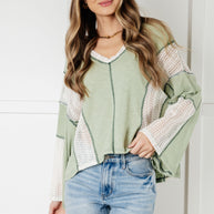 Elemental My Dear Patchwork Top-Tops-Ave Shops-[option4]-[option5]-[option6]-[option7]-[option8]-Shop-Boutique-Clothing-for-Women-Online