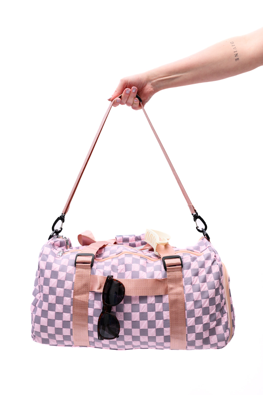 Elevate Travel Duffel in Pink-Accessories-Ave Shops-OS-[option4]-[option5]-[option6]-[option7]-[option8]-Shop-Boutique-Clothing-for-Women-Online