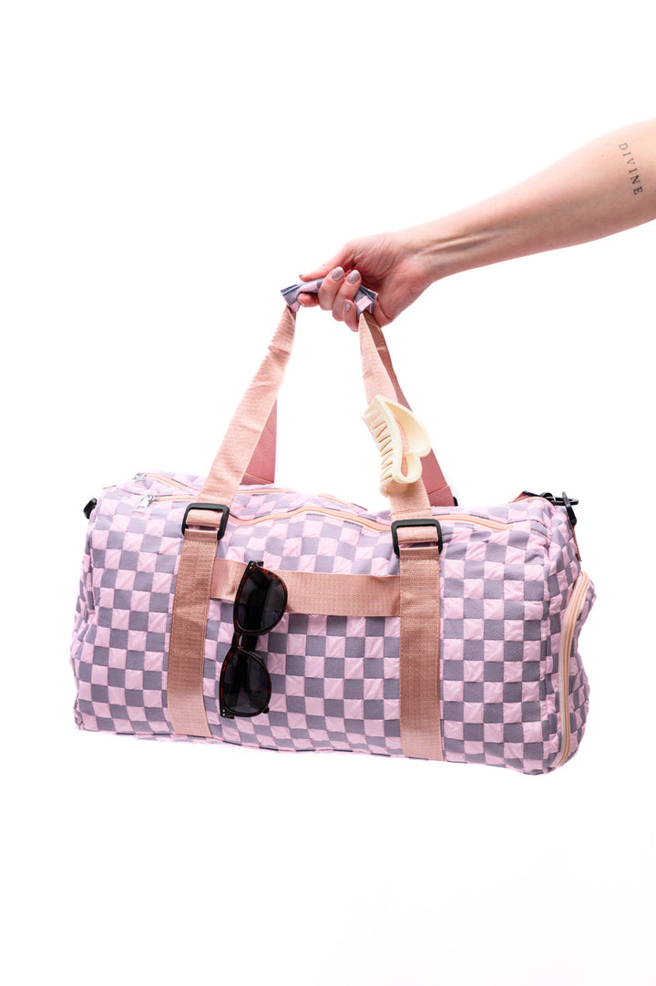 Elevate Travel Duffel in Pink-Accessories-Ave Shops-OS-[option4]-[option5]-[option6]-[option7]-[option8]-Shop-Boutique-Clothing-for-Women-Online