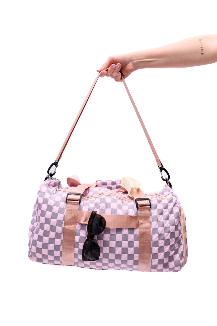 Elevate Travel Duffel in Pink-Accessories-Ave Shops-OS-[option4]-[option5]-[option6]-[option7]-[option8]-Shop-Boutique-Clothing-for-Women-Online