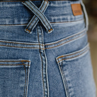 Elsie High Rise Double Button Wide Leg Jeans-Womens-Ave Shops-[option4]-[option5]-[option6]-[option7]-[option8]-Shop-Boutique-Clothing-for-Women-Online