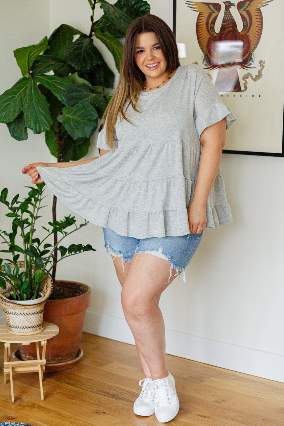 Endless Memories Tiered Babydoll Top-Tops-Ave Shops-[option4]-[option5]-[option6]-[option7]-[option8]-Shop-Boutique-Clothing-for-Women-Online