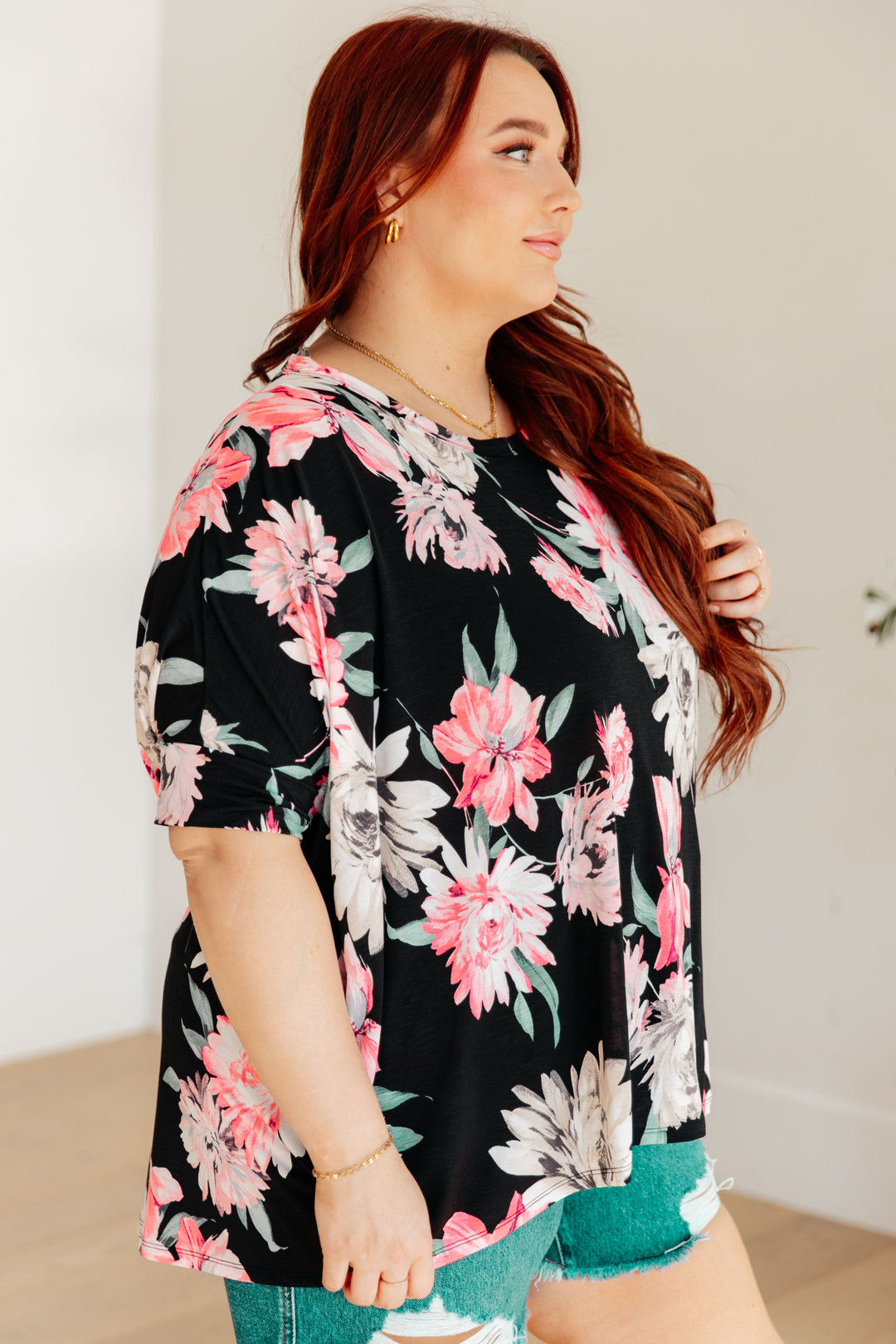 Essential Blouse in Black Floral-Womens-Ave Shops-[option4]-[option5]-[option6]-[option7]-[option8]-Shop-Boutique-Clothing-for-Women-Online