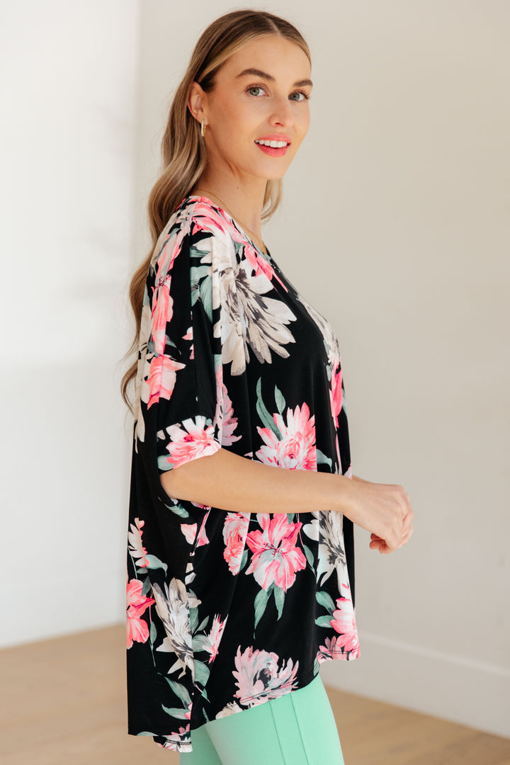 Essential Blouse in Black Floral-Womens-Ave Shops-[option4]-[option5]-[option6]-[option7]-[option8]-Shop-Boutique-Clothing-for-Women-Online