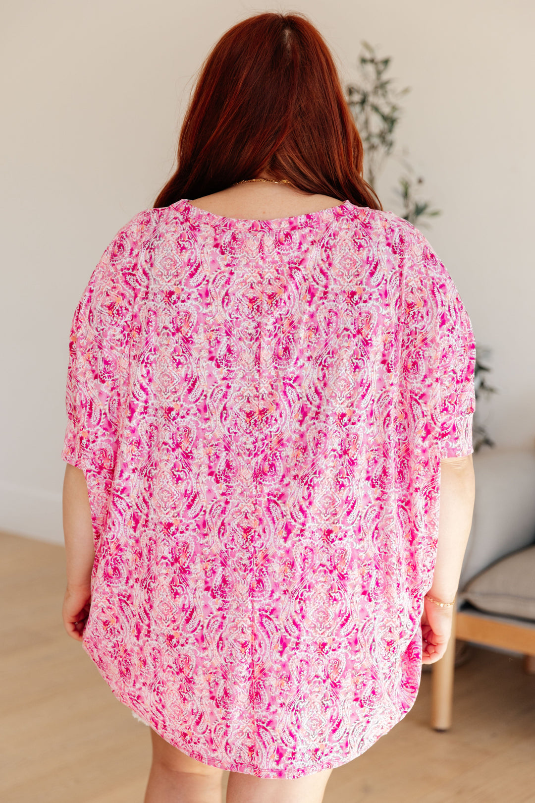 Essential Blouse in Fuchsia and White Paisley-Womens-Ave Shops-[option4]-[option5]-[option6]-[option7]-[option8]-Shop-Boutique-Clothing-for-Women-Online