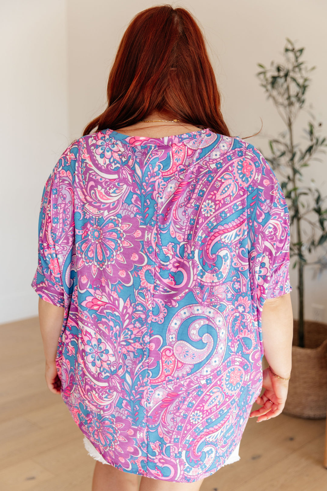 Essential Blouse in Purple Paisley-Womens-Ave Shops-[option4]-[option5]-[option6]-[option7]-[option8]-Shop-Boutique-Clothing-for-Women-Online