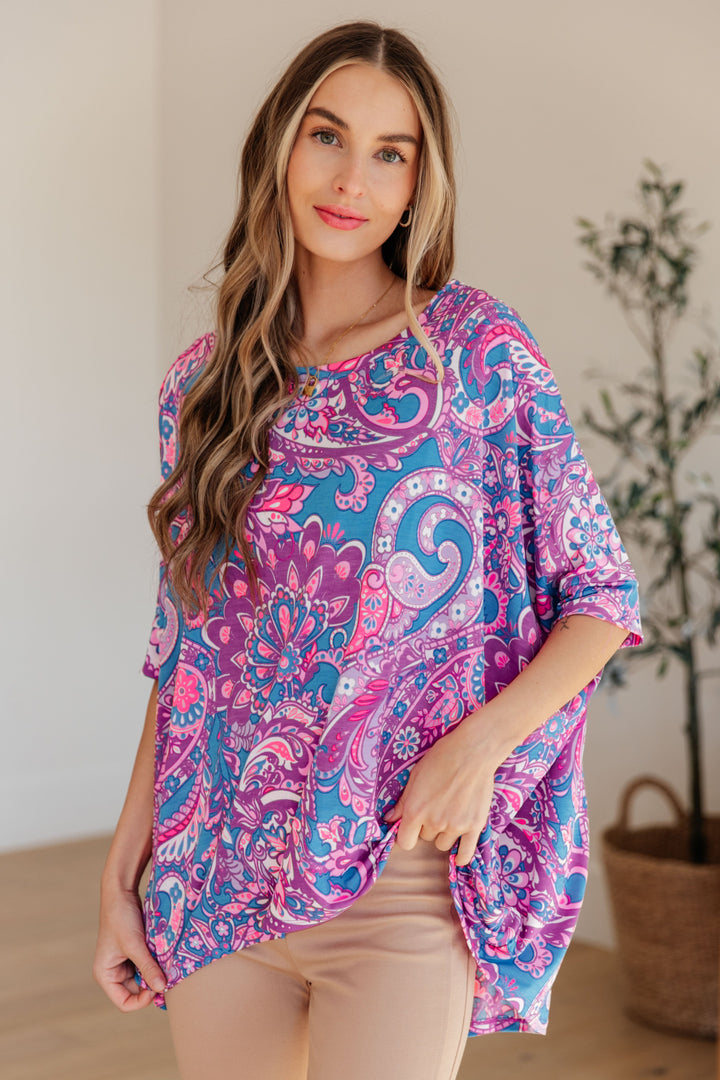 Essential Blouse in Purple Paisley-Womens-Ave Shops-[option4]-[option5]-[option6]-[option7]-[option8]-Shop-Boutique-Clothing-for-Women-Online