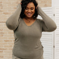 Essential Lounge Top in Mineral Wash Olive-Womens-Ave Shops-[option4]-[option5]-[option6]-[option7]-[option8]-Shop-Boutique-Clothing-for-Women-Online