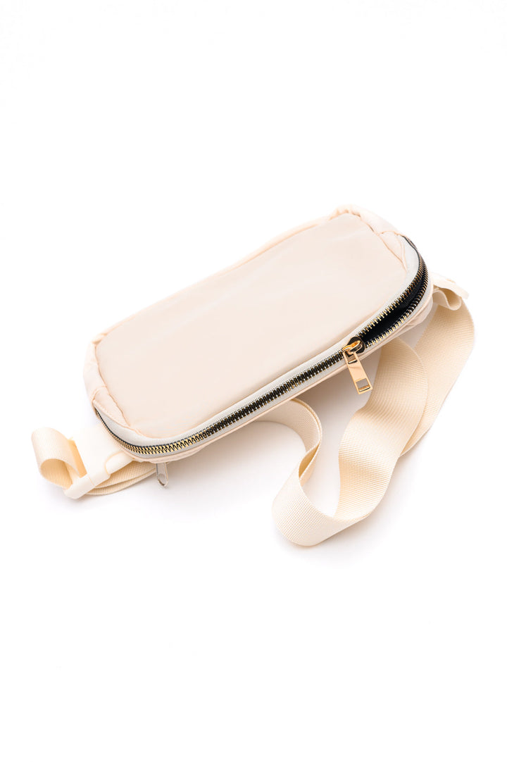 Everywhere I Go Crossbody Belt Bag in Ivory-Accessories-Ave Shops-OS-[option4]-[option5]-[option6]-[option7]-[option8]-Shop-Boutique-Clothing-for-Women-Online