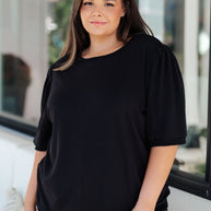 Evidently Different Puff Sleeve Top-Tops-Ave Shops-[option4]-[option5]-[option6]-[option7]-[option8]-Shop-Boutique-Clothing-for-Women-Online