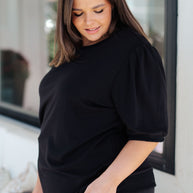 Evidently Different Puff Sleeve Top-Tops-Ave Shops-[option4]-[option5]-[option6]-[option7]-[option8]-Shop-Boutique-Clothing-for-Women-Online