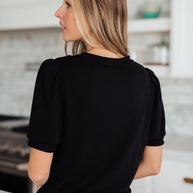 Evidently Different Puff Sleeve Top-Tops-Ave Shops-[option4]-[option5]-[option6]-[option7]-[option8]-Shop-Boutique-Clothing-for-Women-Online