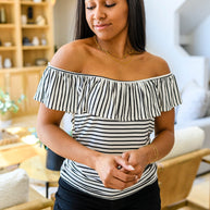 Extra Time Striped Top-Tops-Ave Shops-[option4]-[option5]-[option6]-[option7]-[option8]-Shop-Boutique-Clothing-for-Women-Online