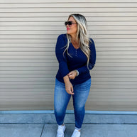 Blakeley Brooklyn Snap Henley in Five Colors-Womens-Ave Shops-[option4]-[option5]-[option6]-[option7]-[option8]-Shop-Boutique-Clothing-for-Women-Online