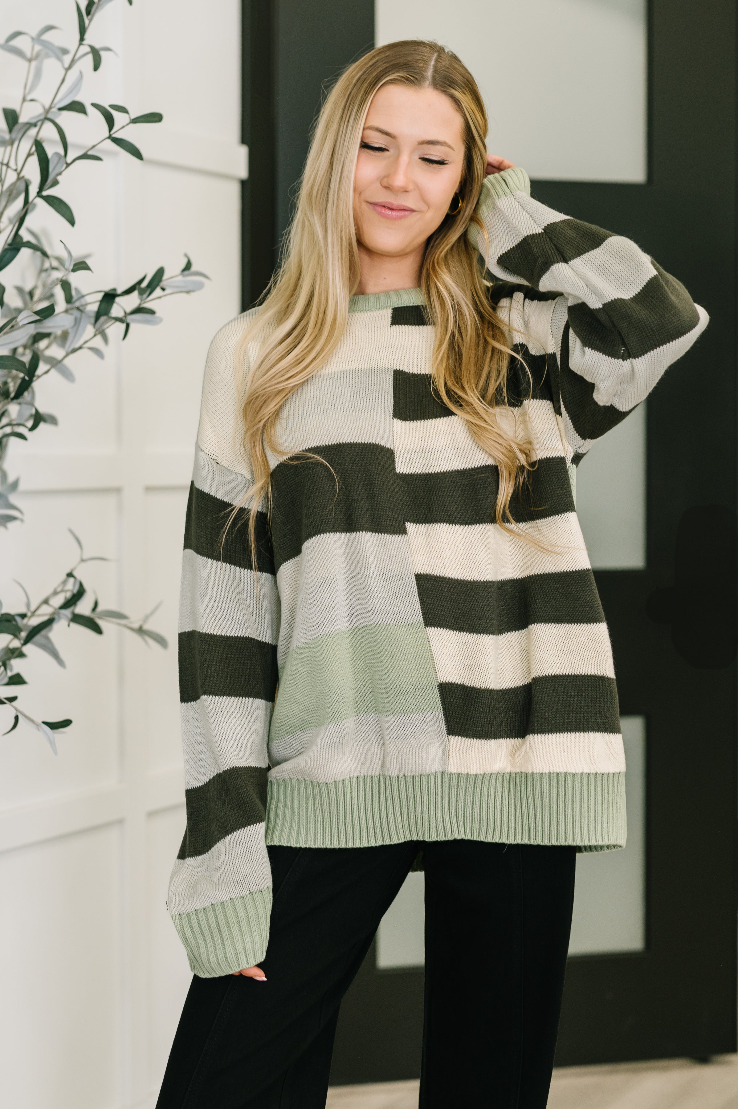 Fall Into Us Color Block Knit Pullover-Womens-Ave Shops-[option4]-[option5]-[option6]-[option7]-[option8]-Shop-Boutique-Clothing-for-Women-Online