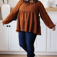 Falling Into You Tiered Babydoll Top-Tops-Ave Shops-[option4]-[option5]-[option6]-[option7]-[option8]-Shop-Boutique-Clothing-for-Women-Online