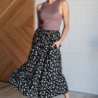Fielding Flowers Floral Skirt-Bottoms-Ave Shops-[option4]-[option5]-[option6]-[option7]-[option8]-Shop-Boutique-Clothing-for-Women-Online