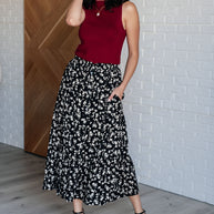 Fielding Flowers Floral Skirt-Bottoms-Ave Shops-[option4]-[option5]-[option6]-[option7]-[option8]-Shop-Boutique-Clothing-for-Women-Online